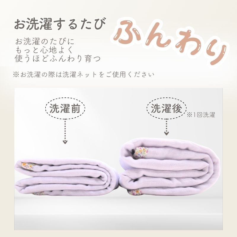 ８重ガーゼ ケット　シングルサイズ（約140×200cm）